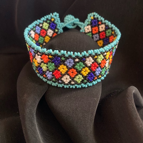 Zulu colorful beaded bracelet - Picture 3 of 4